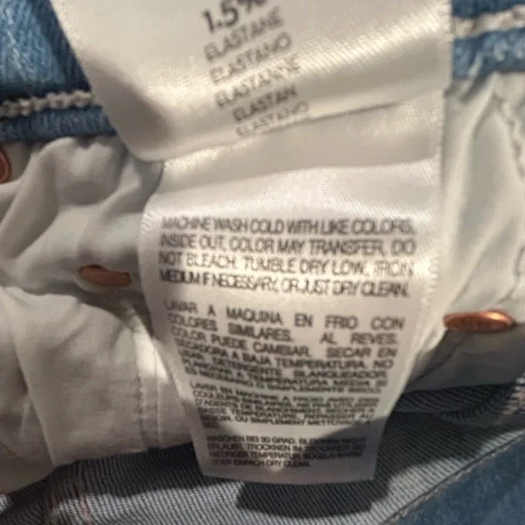 Mother The Super Cruiser Double Heel Jeans in Sexico Mexico, Size 26 - Picture 14 of 15